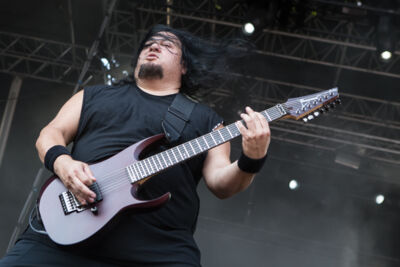 Fear Factory @ Vainstream Rockfest 2015, picture 8, photographed by Dorien Goetschalckx - FrontView Magazine