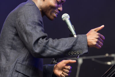 Benjamin Clementine @ Les Ardentes 2015, picture 12, photographed by Dorien Goetschalckx - FrontView Magazine