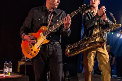 Jai Malano and the Rhythm Dudes @ Sjock Rock 2015, foto 4, foto's door Edwin Houdevelt - FrontView Magazine