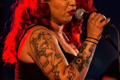 The Rhythm Shakers @ Sjock Rock 2015, foto 10, foto's door Edwin Houdevelt - FrontView Magazine