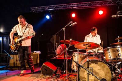 Walter Broes and the Mercenaries @ Sjock Rock 2015, picture 7, photographed by Edwin Houdevelt - FrontView Magazine