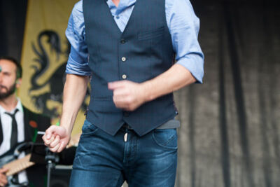 Wim Leys - Vlaanderen Zingt @ Grote Markt Mechelen, foto 21, foto's door Dimitri Vanlommel - FrontView Magazine