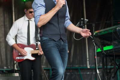 Wim Leys - Vlaanderen Zingt @ Grote Markt Mechelen, foto 38, foto's door Dimitri Vanlommel - FrontView Magazine
