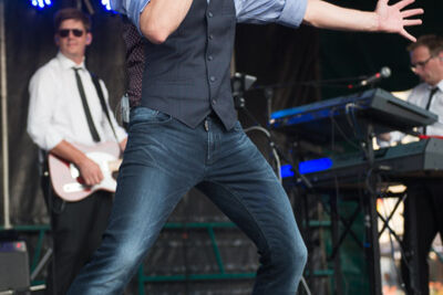 Wim Leys - Vlaanderen Zingt @ Grote Markt Mechelen, foto 42, foto's door Dimitri Vanlommel - FrontView Magazine