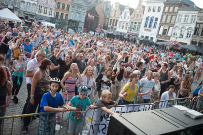 Wim Leys - Vlaanderen Zingt @ Grote Markt Mechelen, foto 55, foto's door Dimitri Vanlommel - FrontView Magazine