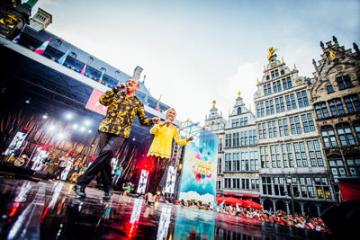 Vlaanderen Feest @ Grote Markt Antwerpen, foto 15, foto's door Elke Briers - FrontView Magazine