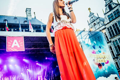Vlaanderen Feest @ Grote Markt Antwerpen, foto 28, foto's door Elke Briers - FrontView Magazine
