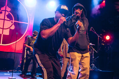 Public Enemy @ OLT Rivierenhof, picture 2, photographed by Walter Grimm - FrontView Magazine