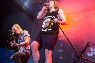 John Coffey @ Dour 2015, foto 1, foto's door Dorien Goetschalckx - FrontView Magazine