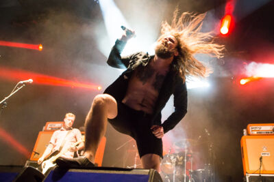 Kvelertak @ Dour 2015, picture 3, photographed by Dorien Goetschalckx - FrontView Magazine