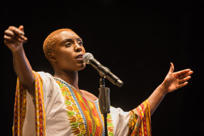 Laura Mvula @ Gent Jazz 2015, picture 6, photographed by Jan van Hecke - FrontView Magazine