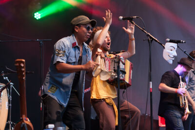 Los Callejeros @ Parkpop Mechelen, picture 18, photographed by Alex Wyckmans - FrontView Magazine