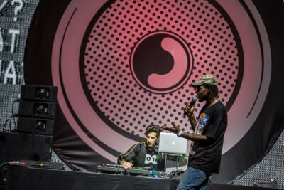 Mark Ronson @ Dour 2015, foto 7, foto's door Dorien Goetschalckx - FrontView Magazine
