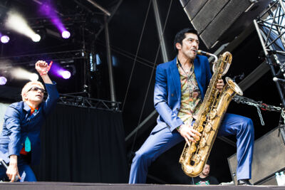 Tokyo Ska Paradise Orchestra @ Dour 2015, picture 3, photographed by Dorien Goetschalckx - FrontView Magazine