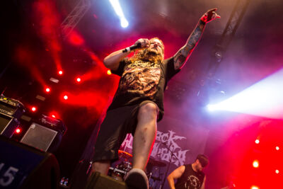 The Black Dahlia Murder @ Dour 2015, foto 4, foto's door Dorien Goetschalckx - FrontView Magazine