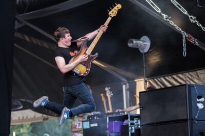 The Wombats @ Dour 2015, picture 16, photographed by Dorien Goetschalckx - FrontView Magazine