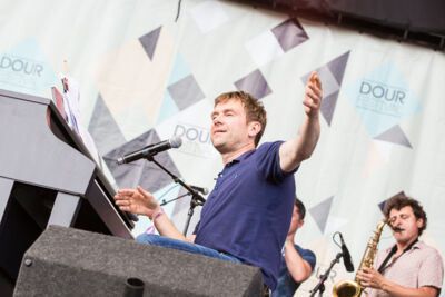 Tony Allen Review feat. Damon Albarn & Oxmo Puccino @ Dour 2015, foto 9, foto's door Dorien Goetschalckx - FrontView Magazine