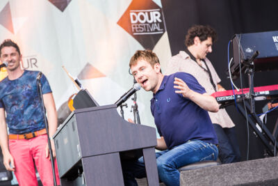 Tony Allen Review feat. Damon Albarn & Oxmo Puccino @ Dour 2015, foto 11, foto's door Dorien Goetschalckx - FrontView Magazine
