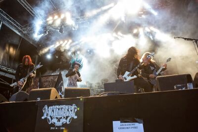 Arch Enemy @ DynamoMetal Fest 2015, foto 1, foto's door Edwin Houdevelt - FrontView Magazine