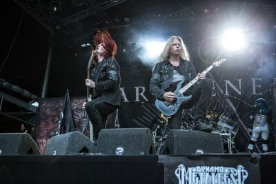 Arch Enemy @ DynamoMetal Fest 2015, foto 7, foto's door Edwin Houdevelt - FrontView Magazine