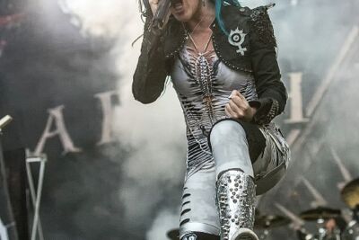 Arch Enemy @ DynamoMetal Fest 2015, foto 8, foto's door Edwin Houdevelt - FrontView Magazine