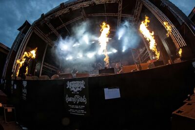 Arch Enemy @ DynamoMetal Fest 2015, foto 11, foto's door Edwin Houdevelt - FrontView Magazine