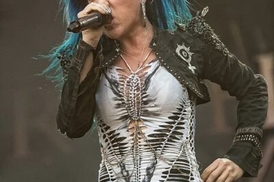 Arch Enemy @ DynamoMetal Fest 2015, foto 18, foto's door Edwin Houdevelt - FrontView Magazine