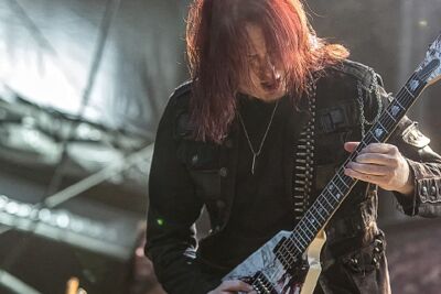 Arch Enemy @ DynamoMetal Fest 2015, foto 19, foto's door Edwin Houdevelt - FrontView Magazine