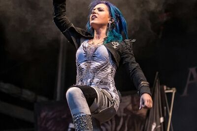 Arch Enemy @ DynamoMetal Fest 2015, foto 20, foto's door Edwin Houdevelt - FrontView Magazine