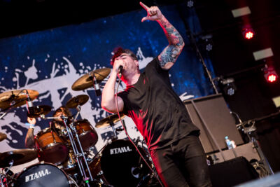 Suicide Silence @ Dour 2015, foto 3, foto's door Dorien Goetschalckx - FrontView Magazine