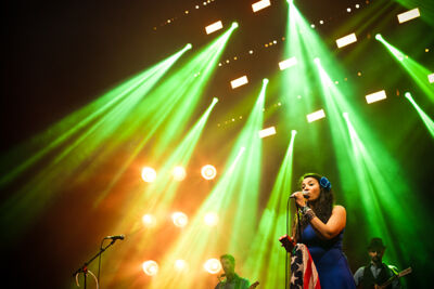 Little X Monkeys @ Dour 2015, picture 3, photographed by Magali Decamps - FrontView Magazine