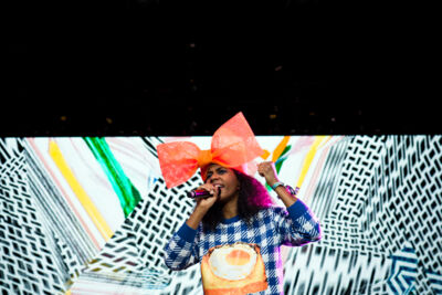 Santigold @ Dour 2015, picture 2, photographed by Magali Decamps - FrontView Magazine