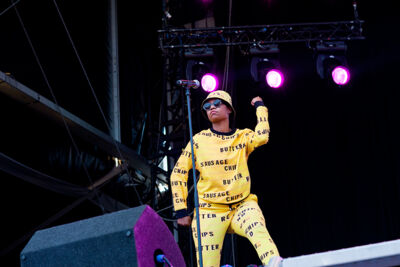 Santigold @ Dour 2015, picture 8, photographed by Magali Decamps - FrontView Magazine