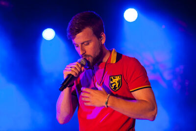 Tourist Lemc @ Openlucht theater Rivierenhof (support Typhoon), picture 6, photographed by Frank Lambrechts - FrontView Magazine