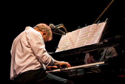 Wim Mertens Ensemble @ Openlucht theater Rivierenhof, picture 6, photographed by Frank Lambrechts - FrontView Magazine