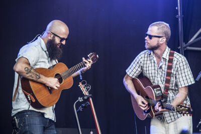 William Fitzsimmons @ M-idzomer Leuven dag 3, foto 3, foto's door Bart Scholliers - FrontView Magazine