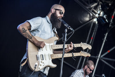 William Fitzsimmons @ M-idzomer Leuven dag 3, foto 8, foto's door Bart Scholliers - FrontView Magazine