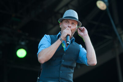 Wim Leys @ Antwerpen Zingt 2015, picture 6, photographed by Dimitri Vanlommel - FrontView Magazine