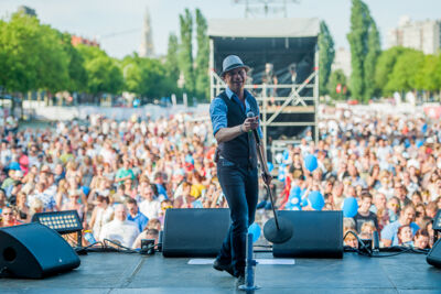 Wim Leys @ Antwerpen Zingt 2015, picture 19, photographed by Dimitri Vanlommel - FrontView Magazine