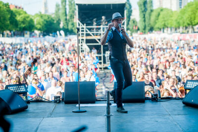 Wim Leys @ Antwerpen Zingt 2015, picture 24, photographed by Dimitri Vanlommel - FrontView Magazine