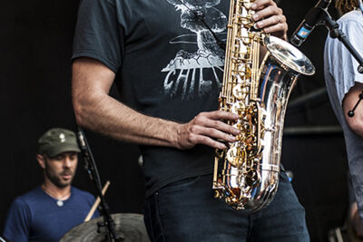 Youngblood Brass Band @ M-idzomer Leuven dag 4, picture 2, photographed by Bart Scholliers - FrontView Magazine