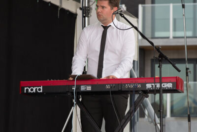 Wim Leys & @ Fundum @ Vlaanderen Zingt 2015 in Blankenberge, picture 3, photographed by Guy Danneels - FrontView Magazine