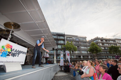 Wim Leys & @ Fundum @ Vlaanderen Zingt 2015 in Blankenberge, picture 36, photographed by Guy Danneels - FrontView Magazine
