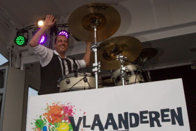 Wim Leys & @ Fundum @ Vlaanderen Zingt 2015 in Blankenberge, picture 39, photographed by Guy Danneels - FrontView Magazine
