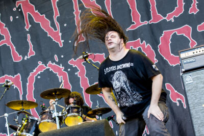 Cannibal Corpse @ Into The Grave 2015, foto 3, foto's door Dorien Goetschalckx - FrontView Magazine