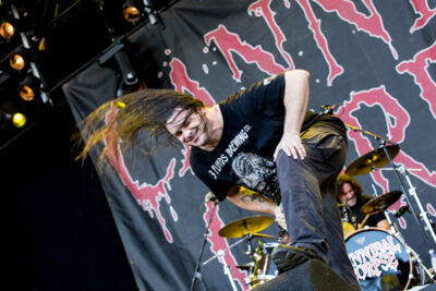 Cannibal Corpse @ Into The Grave 2015, foto 14, foto's door Dorien Goetschalckx - FrontView Magazine