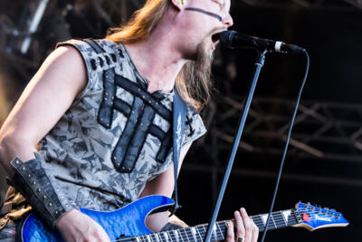 Ensiferum @ Into The Grave 2015, foto 8, foto's door Dorien Goetschalckx - FrontView Magazine