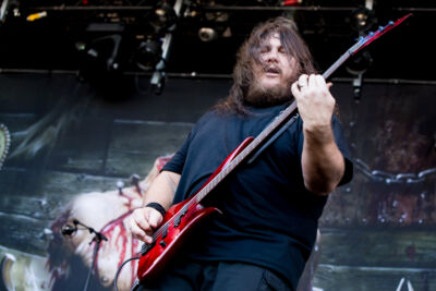 Obituary @ Into The Grave 2015, foto 11, foto's door Dorien Goetschalckx - FrontView Magazine