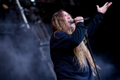 Obituary @ Into The Grave 2015, foto 13, foto's door Dorien Goetschalckx - FrontView Magazine