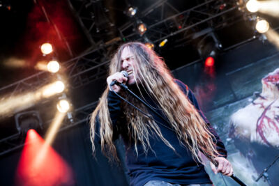 Obituary @ Into The Grave 2015, foto 16, foto's door Dorien Goetschalckx - FrontView Magazine